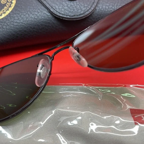 BNIB Rayban Cockpit 3362 Unisex Black with G-15 (green) Lenses - Picture 7 of 8